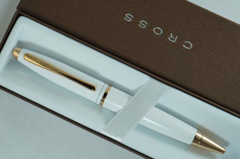 CROSS WHITE MEDALIST AND 23KT ROSE GOLD BALLPOINT PEN - Image 2